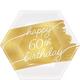 Golden Age 60th Birthday Tableware Kit for 8 Guests